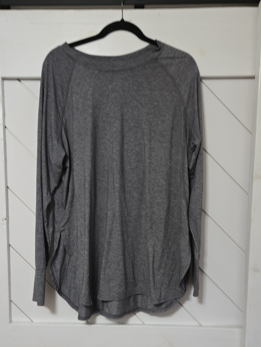 tek gear Gray Long Sleeve Raglan Tee